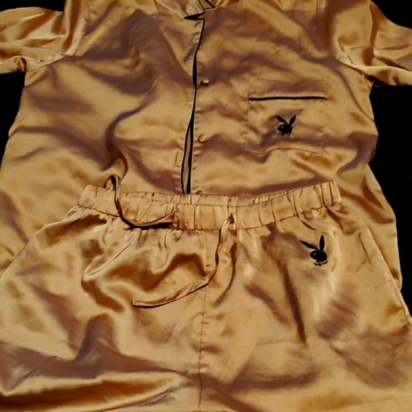 Playboy Silk Pajamas - Picture 2 of 3